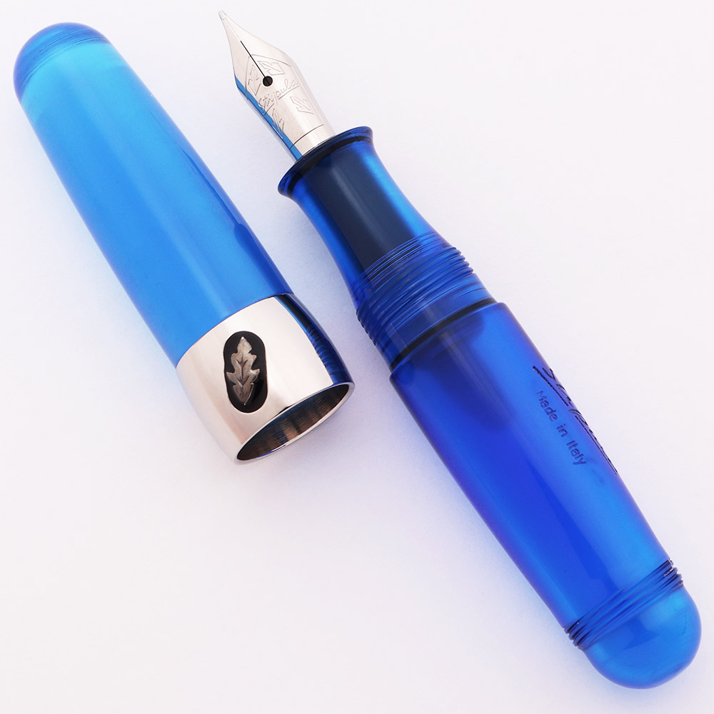 Stipula Passaporto Fountain Pen (2010) - Clear Blue, Fine Steel